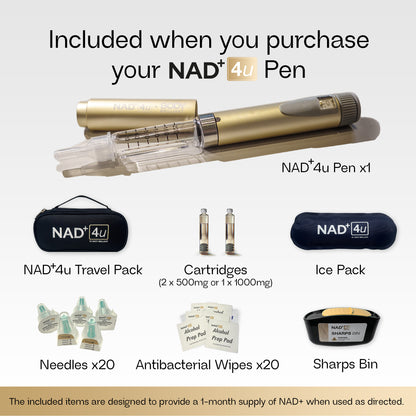 NAD+ 4u Pen Starter Kit (1000mg)