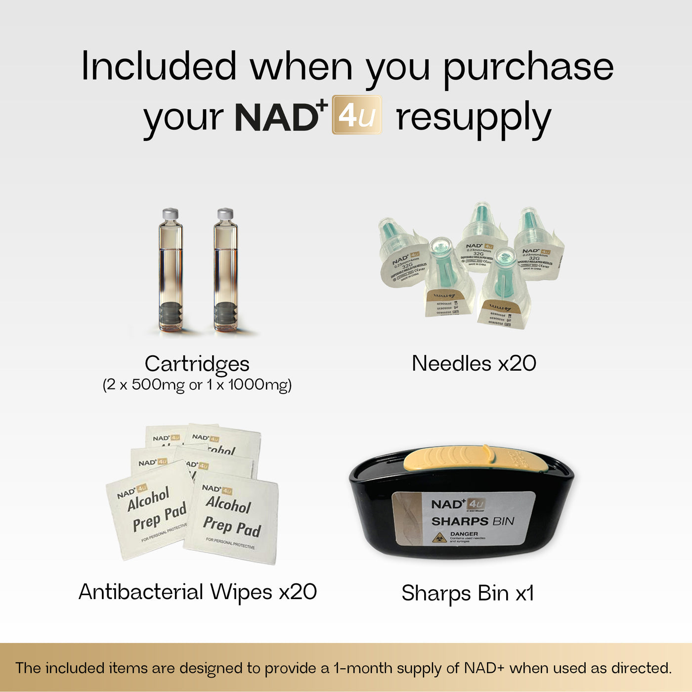 IV League x NAD+ 4u Resupply Kit (1000mg)